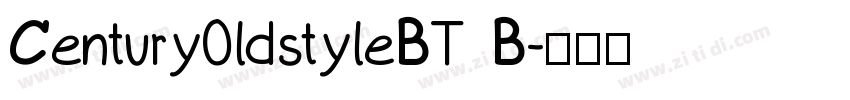 Century0ldstyleBT  B字体转换